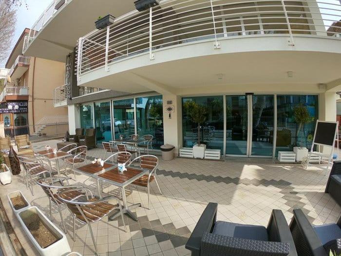 Hotel Half Moon Airport Restaurant Rimini Exterior foto